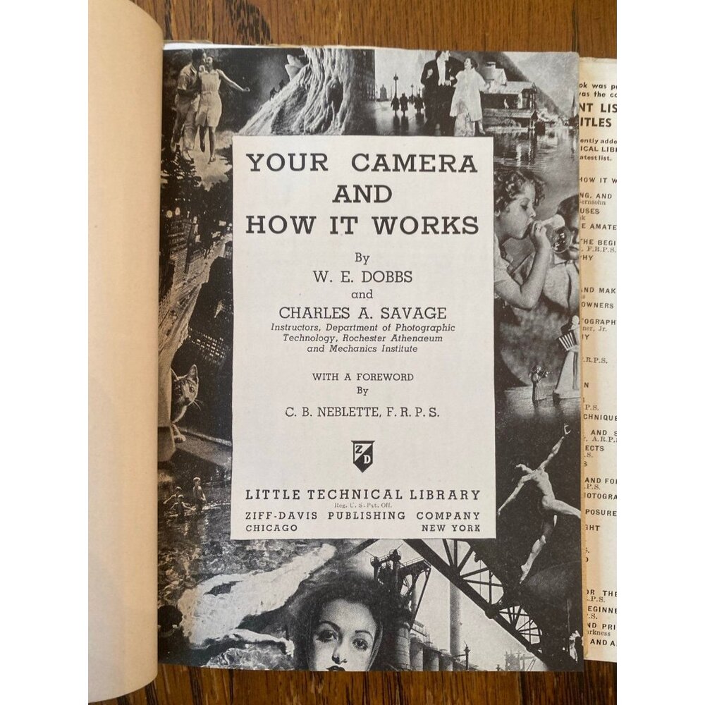 Antique Camera Book 1939 Your Camera and How it Work Hardcover with Dustjacket - Picture 5 of 8